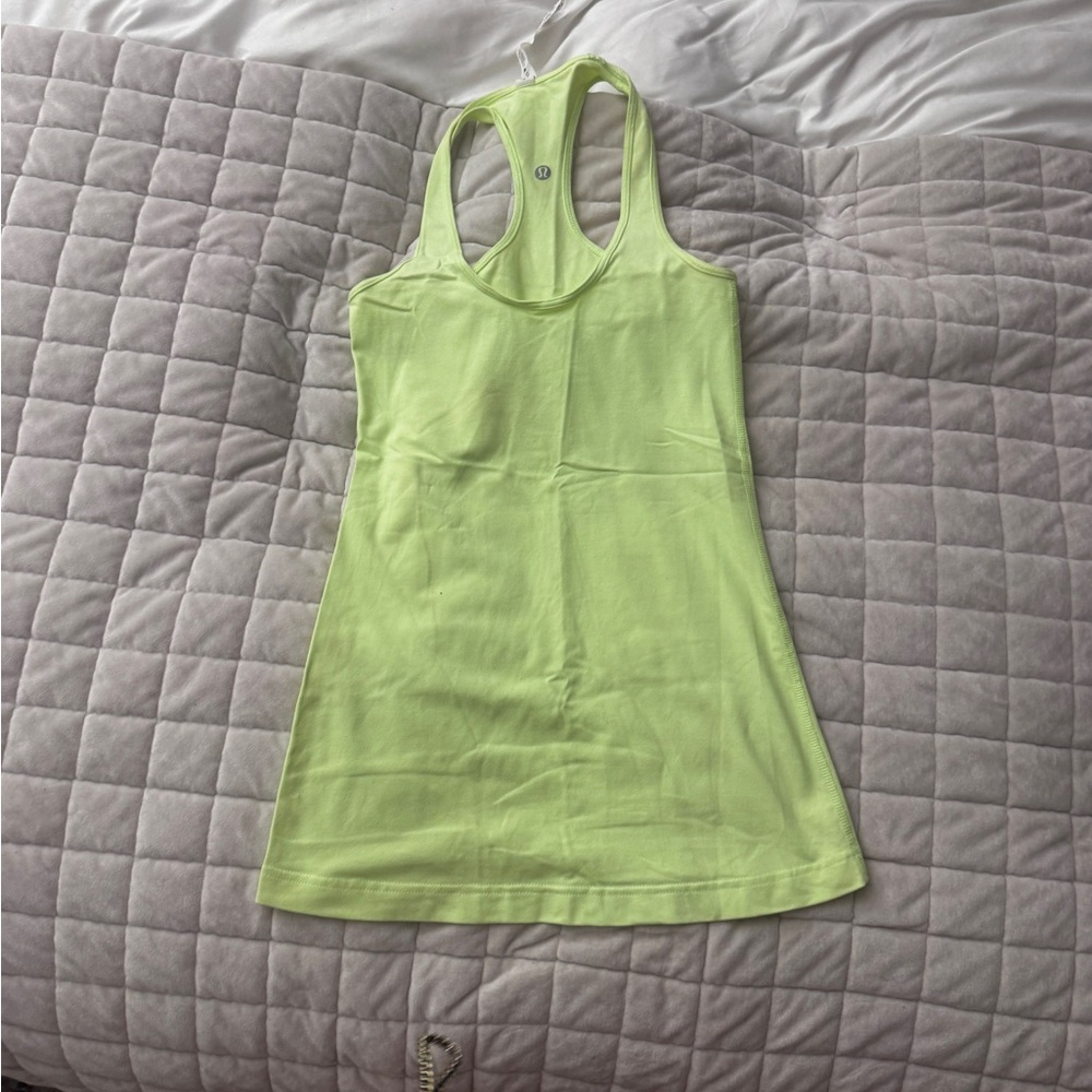lululemon athletica Neon Lime Racerback Tank